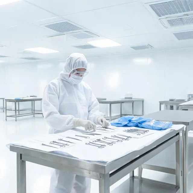 Cleanroom assembly station