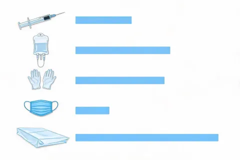 Single-use plastic per device chart