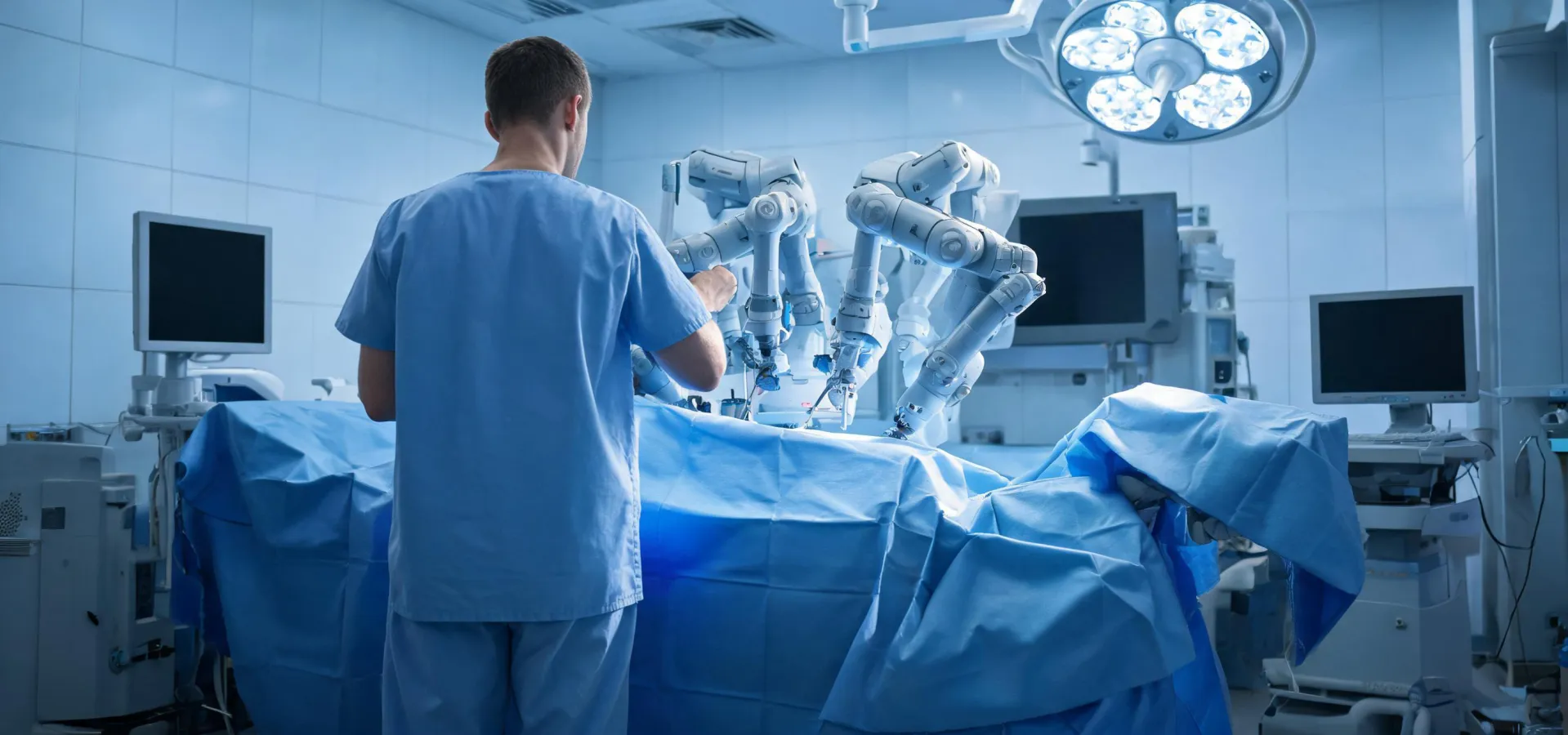 Field service engineer commissioning robotic platform